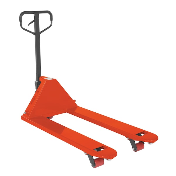 Vestil FULL FEATURED PALLET TRUCK 5.5K 27 X 48 ORANGE PM5-2748-OR - main